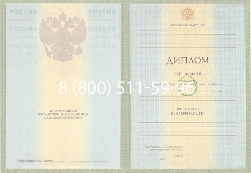 Купить Диплом специалиста 2003-2009 годов в Нижнем Тагиле